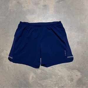 Brooks Deep Blue Athletic Shorts for Men